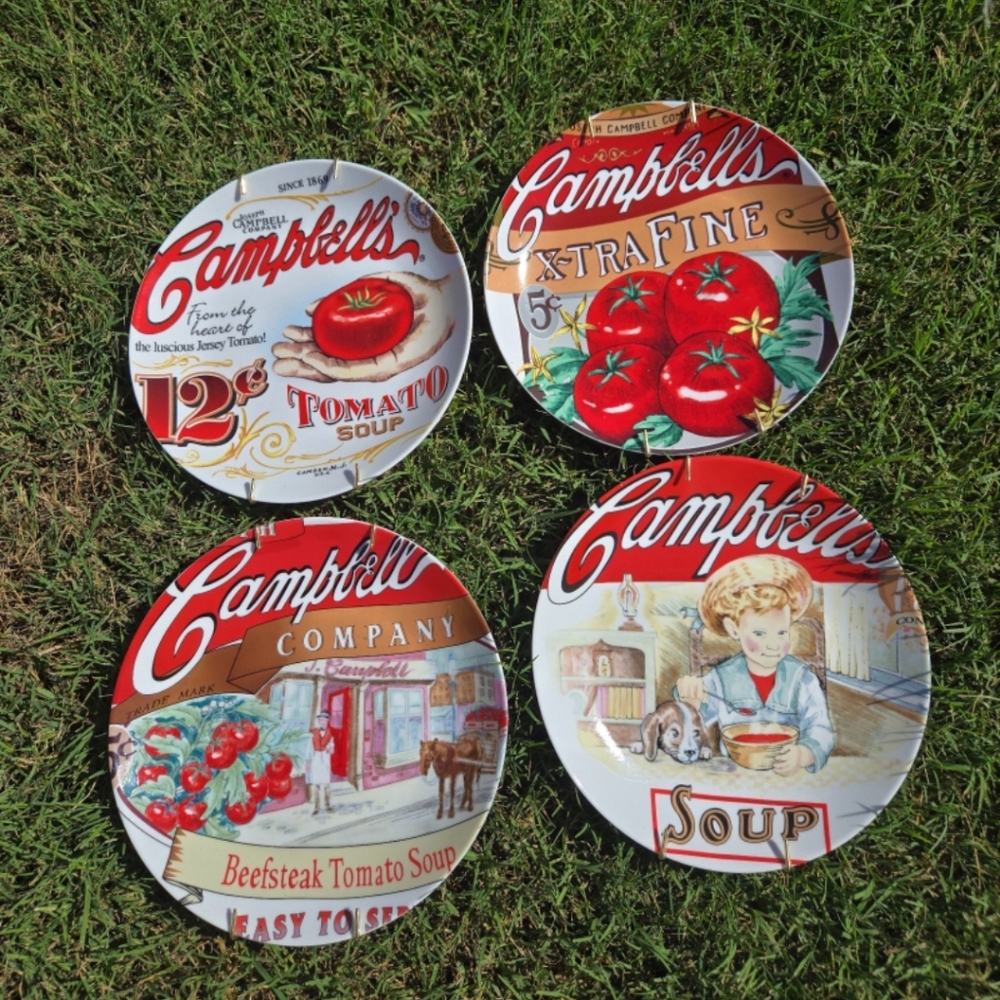 Campbells soup 2003 heritage plate collection
